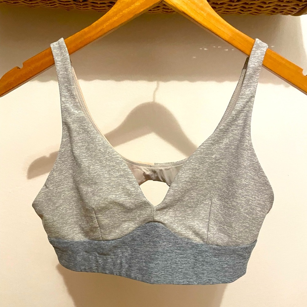 Outdoor Voices | Sports Bra | Gray & Pink | Size Small